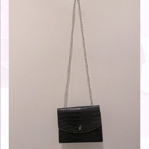 Black Snake Skin Purse